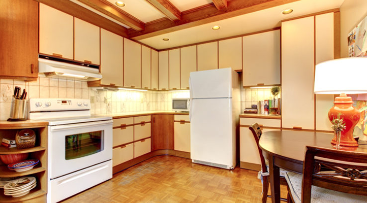 Outdated kitchen ready for renovation